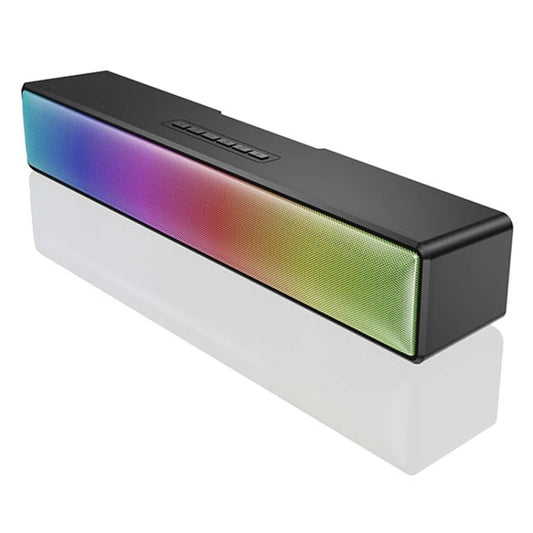 AEC BT601 RGB Light HiFi Soundbar Bluetooth Speaker Home Theater - Desktop Speaker by AEC | Online Shopping South Africa | PMC Jewellery