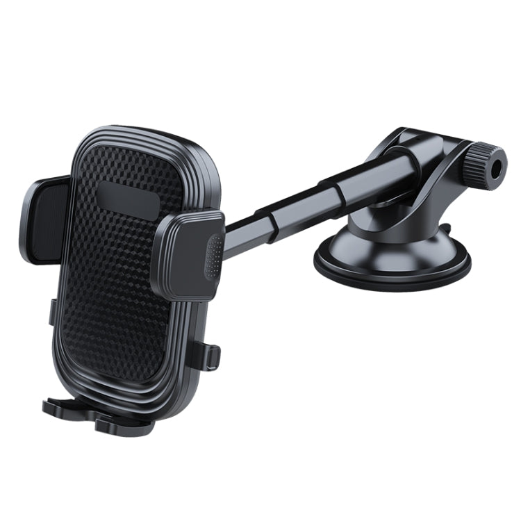 A190+X903 Car Windscreen Dashboard Sucker Mount 3-Phase Telescopic Long Arm Phone Holder - Car Holders by PMC Jewellery | Online Shopping South Africa | PMC Jewellery