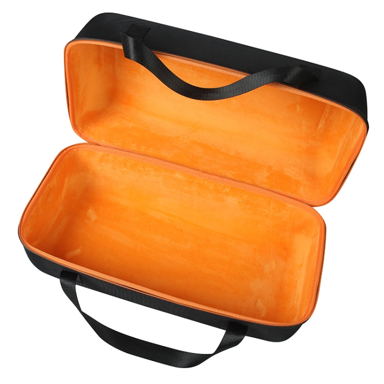 For JBL Partybox on-the-GO Bluetooth Speaker Carry Bag Storage Box Case(Black + Orange) - Protective Case by PMC Jewellery | Online Shopping South Africa | PMC Jewellery