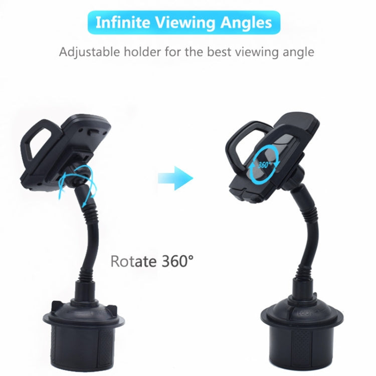 C009 Adjustable Car Cup Holder 360 Degree Universal Car Mount - Car Drink Holders by PMC TechLife | Online Shopping South Africa | PMC TechLife