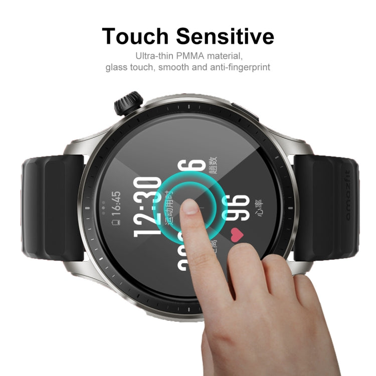 5pcs For Amazfit GTR 4 ENKAY 3D Full Coverage Soft PC Edge + PMMA HD Screen Protector Film - Screen Protector by ENKAY | Online Shopping South Africa | PMC TechLife | Buy Now Pay Later Mobicred