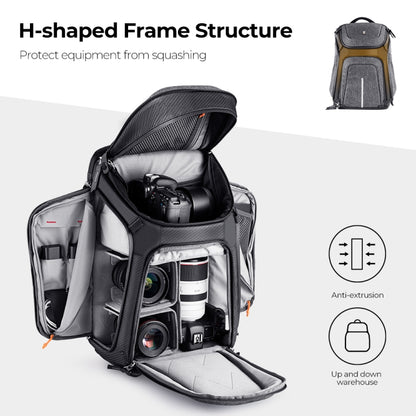 K&F CONCEPT KF13.105 K&F 25L Large Capacity Double Shoulder Camera Backpack Photography Bag - Backpack by K&F | Online Shopping South Africa | PMC Jewellery