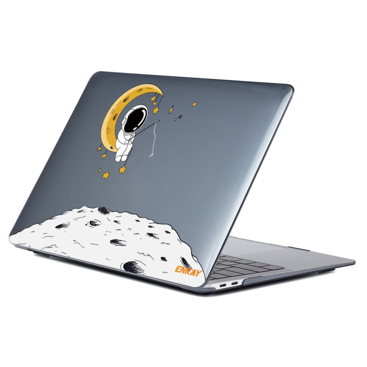 For MacBook Pro 13.3 A1706/A1989/A2159 ENKAY Hat-Prince 3 in 1 Spaceman Pattern Laotop Protective Crystal Case with TPU Keyboard Film / Anti-dust Plugs, Version:EU(Spaceman No.3) - MacBook Pro Cases by ENKAY | Online Shopping South Africa | PMC Jewellery