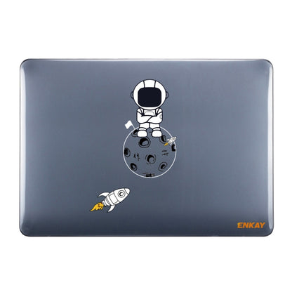 For MacBook Air 13.3 2018 A1932 ENKAY Hat-Prince 3 in 1 Spaceman Pattern Laotop Protective Crystal Case with TPU Keyboard Film / Anti-dust Plugs, Version:US(Spaceman No.4) - MacBook Air Cases by ENKAY | Online Shopping South Africa | PMC Jewellery