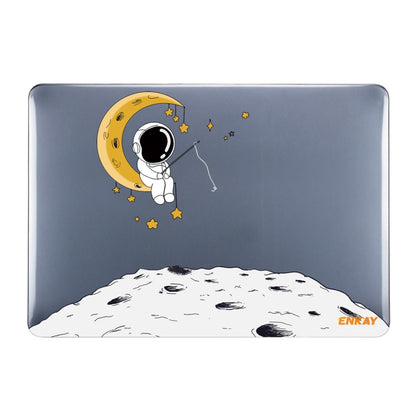 For MacBook Air 13.3 2018 A1932 ENKAY Hat-Prince 3 in 1 Spaceman Pattern Laotop Protective Crystal Case with TPU Keyboard Film / Anti-dust Plugs, Version:EU(Spaceman No.3) - MacBook Air Cases by ENKAY | Online Shopping South Africa | PMC Jewellery