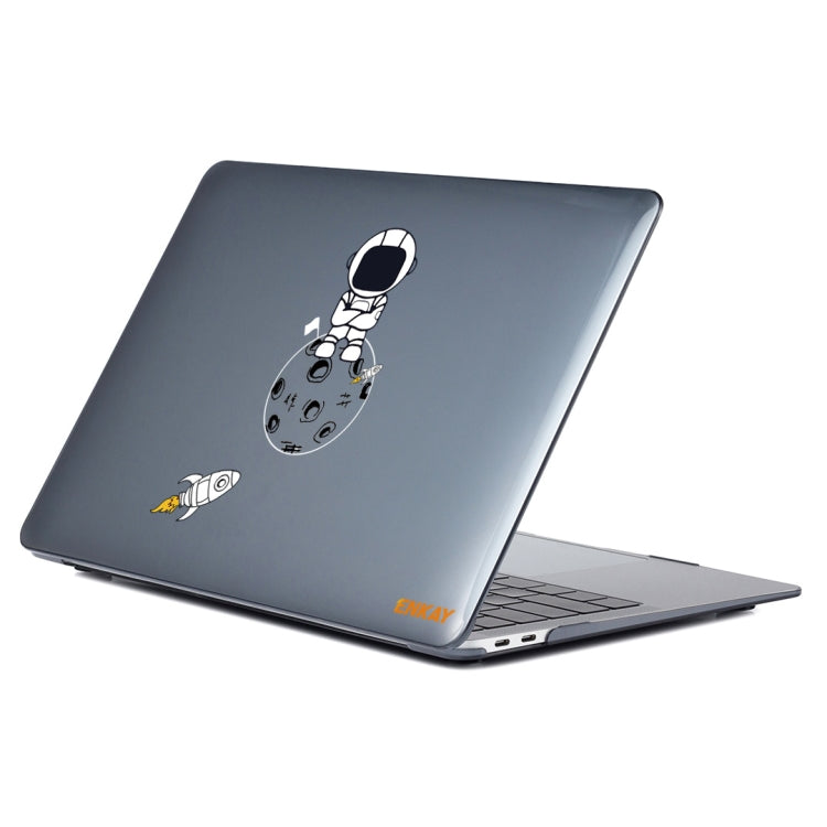 For MacBook Air 13.6 2022/2024 A2681 (M2) / A3113 (M3) ENKAY Hat-Prince 3 in 1 Spaceman Pattern Laotop Protective Crystal Case with TPU Keyboard Film / Anti-dust Plugs, Version:US(Spaceman No.4) - MacBook Air Cases by ENKAY | Online Shopping South Africa | PMC TechLife | Buy Now Pay Later Mobicred