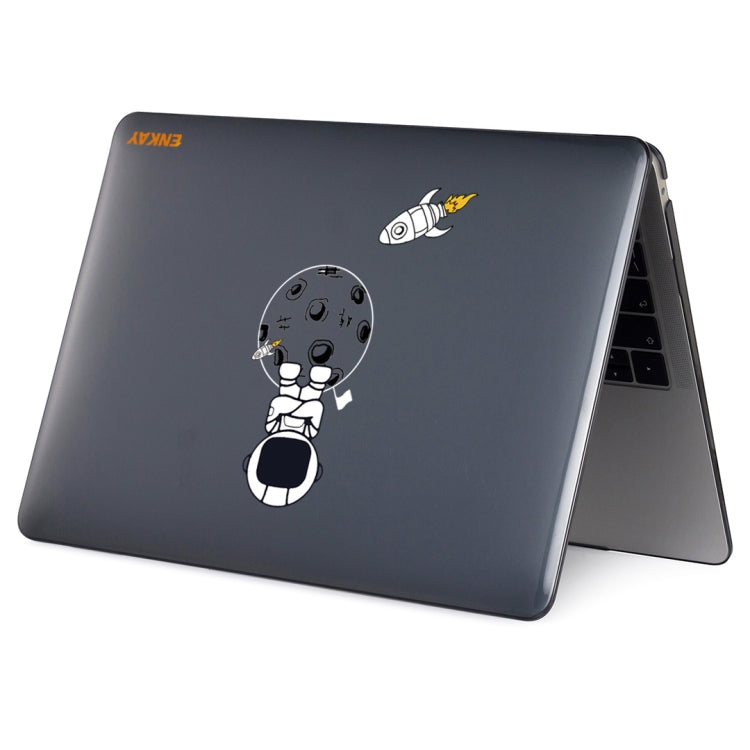 For MacBook Air 13.6 2022/2024 A2681 (M2) / A3113 (M3) ENKAY Hat-Prince 3 in 1 Spaceman Pattern Laotop Protective Crystal Case with TPU Keyboard Film / Anti-dust Plugs, Version:US(Spaceman No.4) - MacBook Air Cases by ENKAY | Online Shopping South Africa | PMC TechLife | Buy Now Pay Later Mobicred