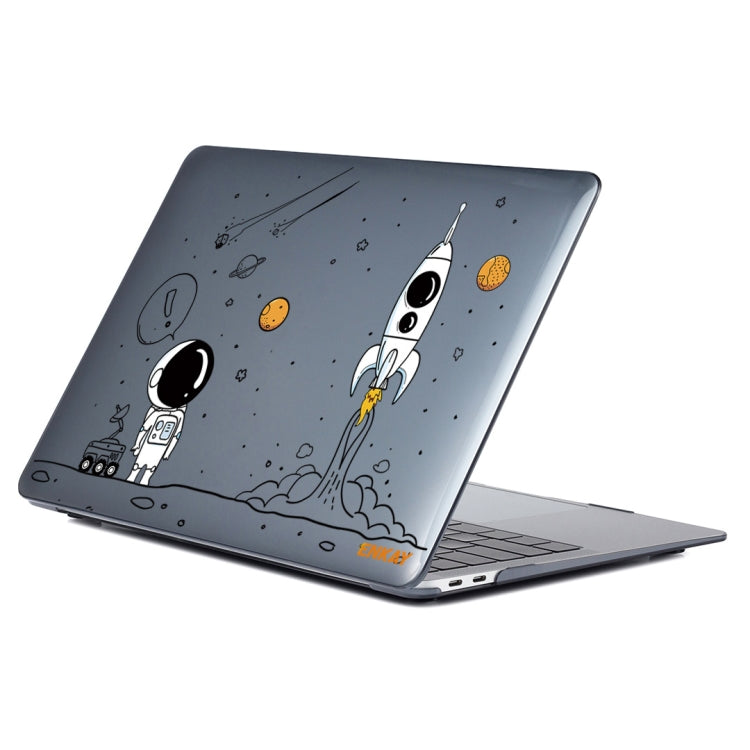 For MacBook Air 13.6 A2681 ENKAY Hat-Prince 3 in 1 Spaceman Pattern Laotop Protective Crystal Case with TPU Keyboard Film / Anti-dust Plugs, Version:EU(Spaceman No.1) - MacBook Air Cases by ENKAY | Online Shopping South Africa | PMC Jewellery