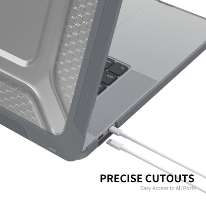 For MacBook Pro 16 A2141 ENKAY Hat-Prince 3 in 1 Protective Bracket  Case Cover Hard Shell with TPU Keyboard Film / Anti-dust Plugs, Version:EU(Khaki) - MacBook Pro Cases by ENKAY | Online Shopping South Africa | PMC Jewellery