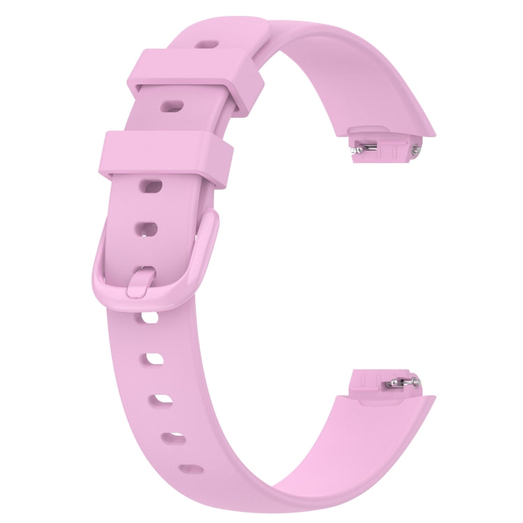 For Fitbit Inspire 3 Solid Color Silicone Watch Band, Size:S(Purple) - free shipping - PMC TechLife - Order now!
