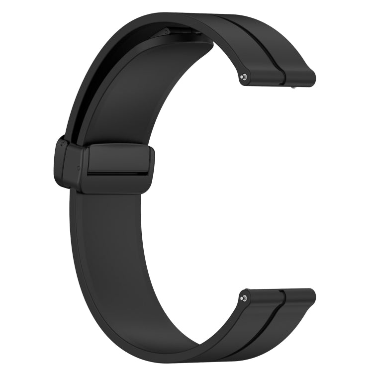For Amazfit GTS 2 20mm Solid Color Magnetic Clasp Silicone Watch Band(Black) - free shipping - PMC TechLife - Order now!