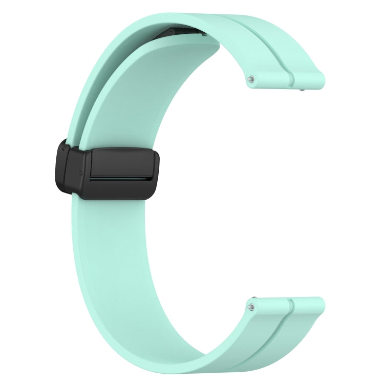 For Amazfit GTR 3 Pro 22mm Solid Color Magnetic Clasp Silicone Watch Band(Teal) - free shipping - PMC TechLife - Order now!