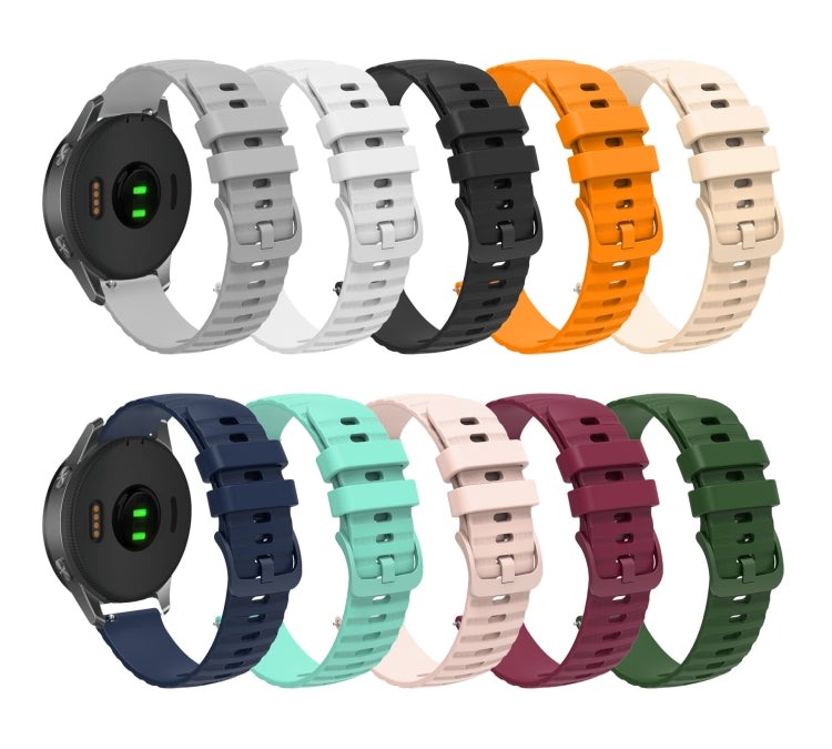 For Amazfit GTS 2 20mm Wavy Dot Pattern Solid Color Silicone Watch Band(Pink) - free shipping - PMC TechLife - Order now!