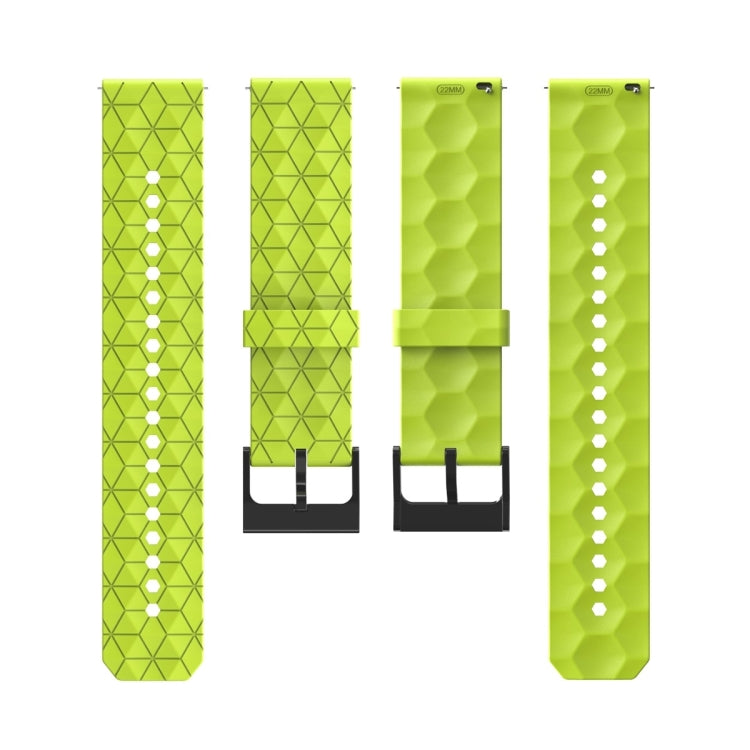 For Amazfit Pop 20mm Football Pattern Solid Color Silicone Watch Band(Wine Red) - free shipping - PMC TechLife - Order now!