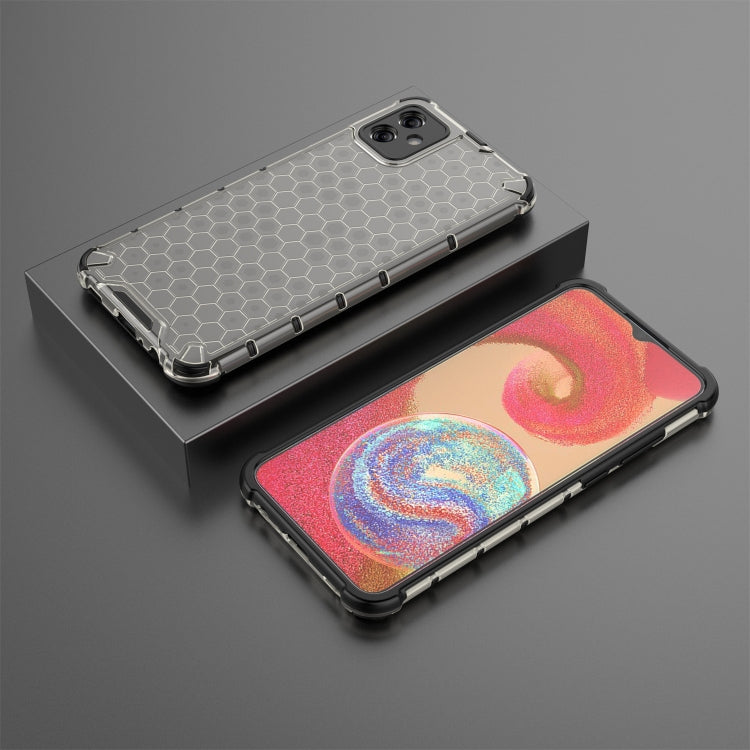 For Samsung Galaxy A04e 4G Honeycomb Phone Case(Black) - Galaxy Phone Cases by PMC TechLife | Online Shopping South Africa | PMC TechLife
