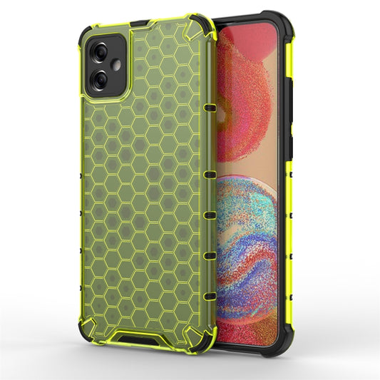 For Samsung Galaxy A04e 4G Honeycomb Phone Case(Green) - Galaxy Phone Cases by PMC Jewellery | Online Shopping South Africa | PMC Jewellery