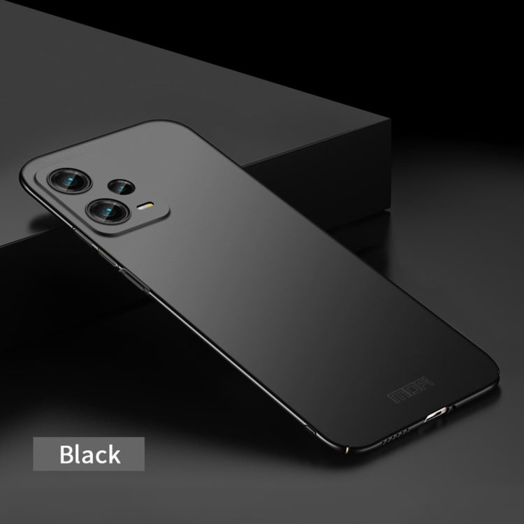 For Xiaomi Redmi Note 12 Pro 5G China MOFI Micro Frosted PC Ultra-thin Hard Case(Black) - free shipping - PMC TechLife - Order now!