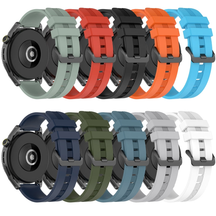 Compatible with Garmin Compatible witherunner 645 Music 20mm Concave Striped Slicone Watch Band(White) - free shipping - PMC TechLife - Order now!