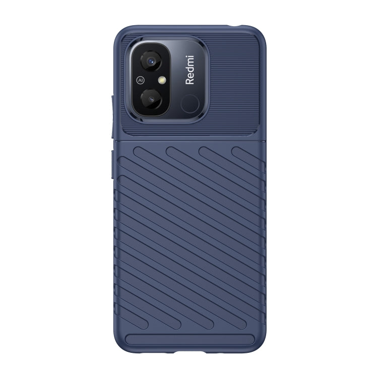 For Redmi 12C Thunderbolt Shockproof TPU Protective Soft Phone Case(Blue) - free shipping - PMC TechLife - Order now!