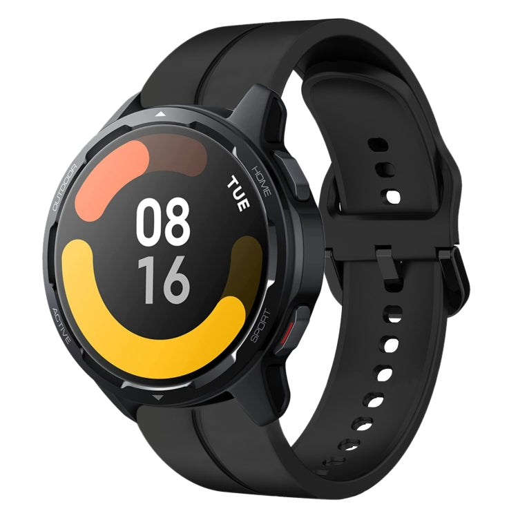 For Xiaomi MI Watch S1 Active 22mm Loop Silicone Watch Band(Black) - free shipping - PMC TechLife - Order now!