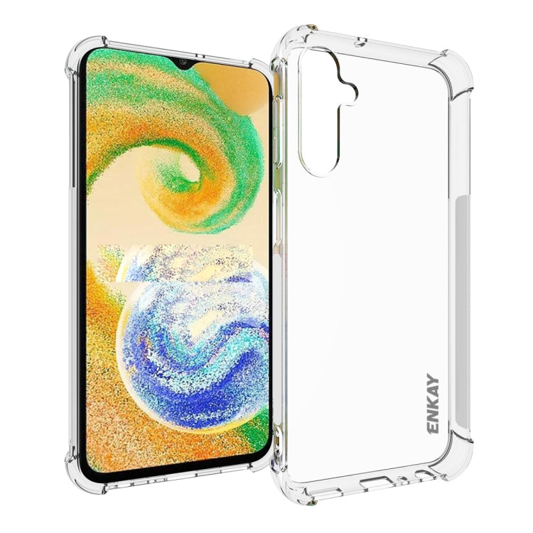 For Samsung Galaxy A24 4G ENKAY Hat-Prince Clear TPU Shockproof Phone Case - Galaxy Phone Cases by ENKAY | Online Shopping South Africa | PMC Jewellery