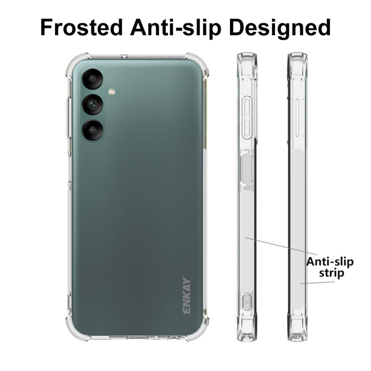 For Samsung Galaxy A24 4G ENKAY Hat-Prince Clear TPU Shockproof Phone Case - Galaxy Phone Cases by ENKAY | Online Shopping South Africa | PMC Jewellery