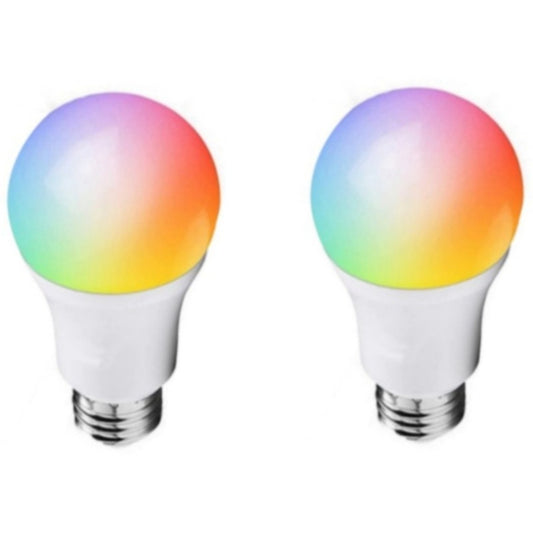 DP01 2pcs TUYA WiFi Smart Light Bulb 15W E26 E27 RGB + White + Warm White LED Bulb - LED Bulbs by PMC Jewellery | Online Shopping South Africa | PMC Jewellery