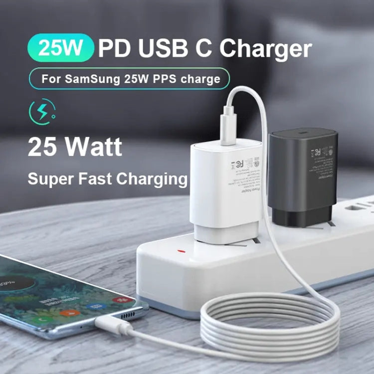 TA800 PD / PPS 25W Type-C Port Charger for Samsung, US Plug(Black) - USB Charger by PMC Jewellery | Online Shopping South Africa | PMC Jewellery