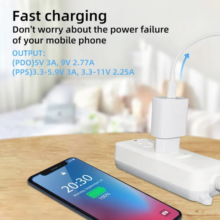 TA800 PD / PPS 25W Type-C Port Charger for Samsung, US Plug(White) - USB Charger by PMC TechLife | Online Shopping South Africa | PMC TechLife