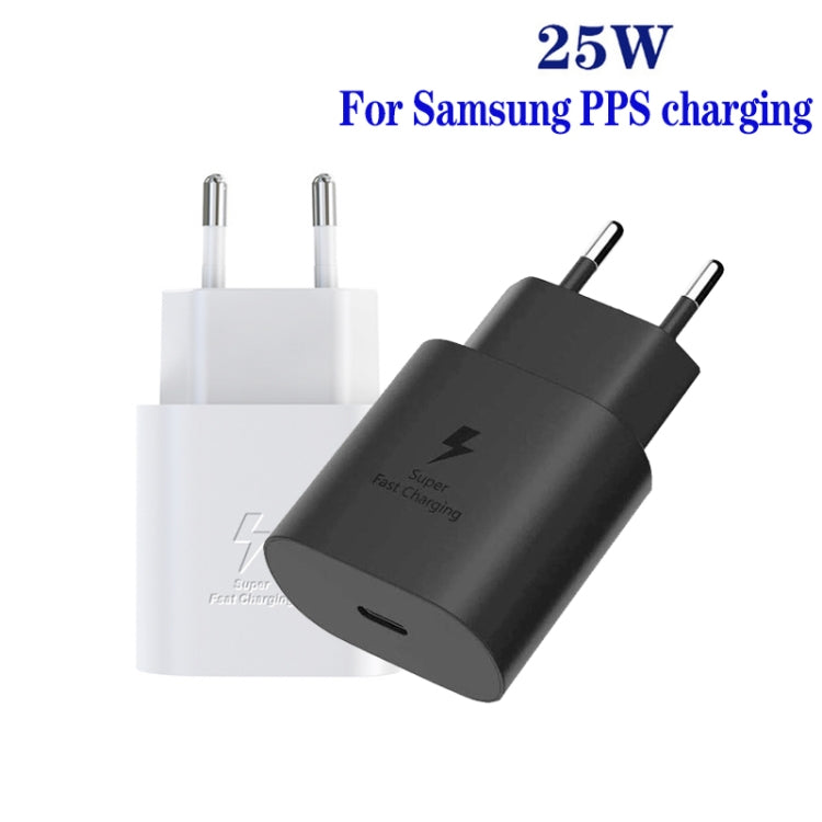 TA800 PD / PPS 25W Type-C Port Charger for Samsung, EU Plug(Black) - USB Charger by PMC TechLife | Online Shopping South Africa | PMC TechLife