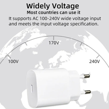 TA800 PD / PPS 25W Type-C Port Charger for Samsung, EU Plug(Black) - USB Charger by PMC Jewellery | Online Shopping South Africa | PMC Jewellery