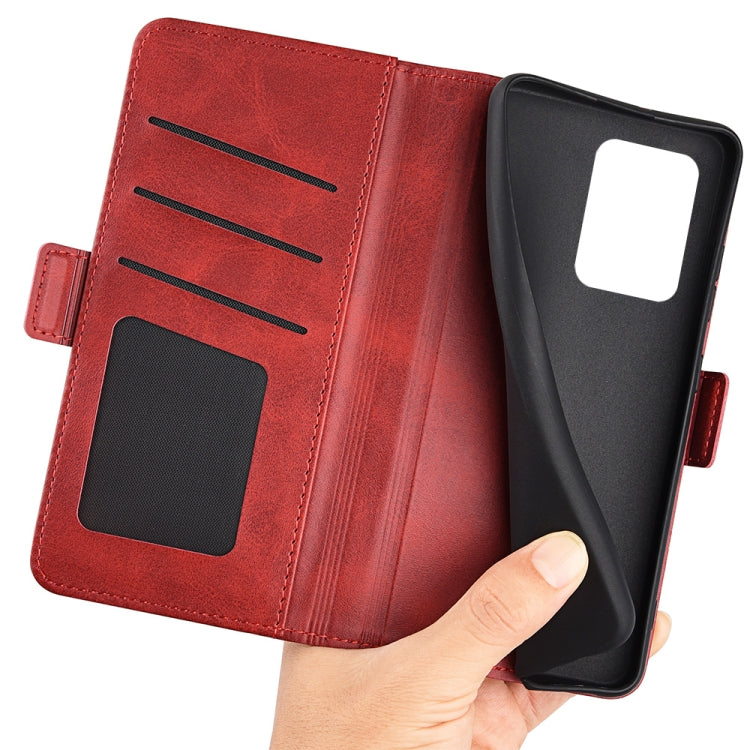 For Xiaomi Redmi Note 12 Pro 5G Global Dual-side Magnetic Buckle Horizontal Flip Leather Phone Case(Red) - free shipping - PMC TechLife - Order now!