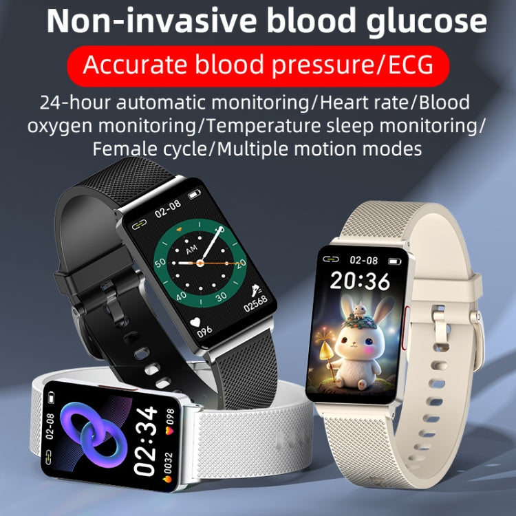 EP08 1.57 inch Color Screen Smart Watch,Support Blood Sugar Monitoring / Heart Rate Monitoring / Blood Pressure Monitoring(Black) -  by PMC Jewellery | Online Shopping South Africa | PMC Jewellery