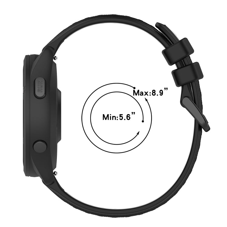 For Xiaomi MI Watch S1 22mm Sports Two-Color Silicone Watch Band(Black+White) -  by PMC Jewellery | Online Shopping South Africa | PMC Jewellery