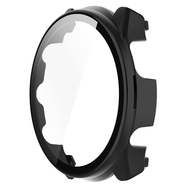 For Garmin Forerunner 965 PC + Toughened Film Integrated Watch Protective Case(Black) - Smart Wear by PMC TechLife | Online Shopping South Africa | PMC TechLife