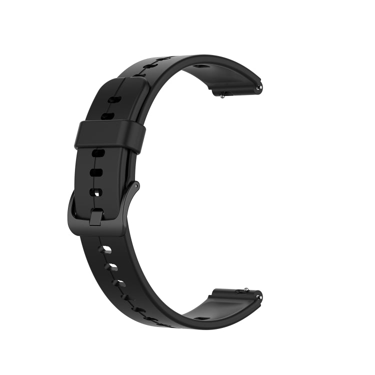 For Huawei Band 3 Solid Color Silicone Watch Band(Black) - Smart Wear by PMC TechLife | Online Shopping South Africa | PMC TechLife