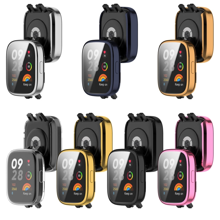 For Redmi Watch 3 TPU Fully Enclosed Watch Protective Case(Gold) - Smart Wear by PMC TechLife | Online Shopping South Africa | PMC TechLife