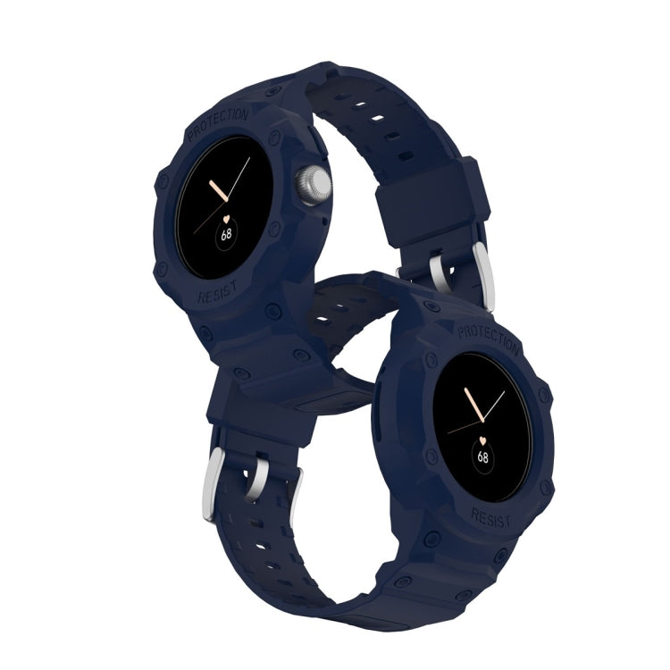 For Google Pixel Watch JUNSUNMAY Integrated TPU Adjustable Elastic Watch Band(Grey) - Watch Bands by JUNSUNMAY | Online Shopping South Africa | PMC TechLife | Buy Now Pay Later Mobicred