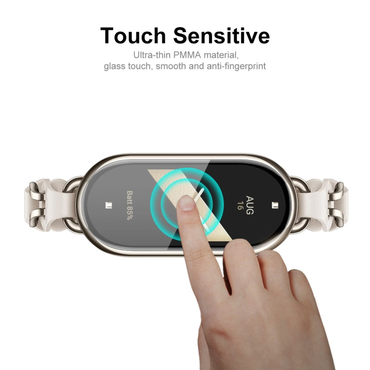 2pcs For Xiaomi Band 8 ENKAY Hat-Prince 3D Full Coverage Soft PC Edge + PMMA HD Screen Protector Film - Smart Wear by ENKAY | Online Shopping South Africa | PMC TechLife