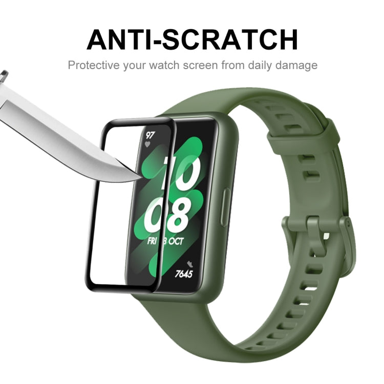5pcs For Huawei Band 8 ENKAY Hat-Prince 3D Full Coverage Soft PC Edge + PMMA HD Screen Protector Film - Smart Wear by ENKAY | Online Shopping South Africa | PMC TechLife