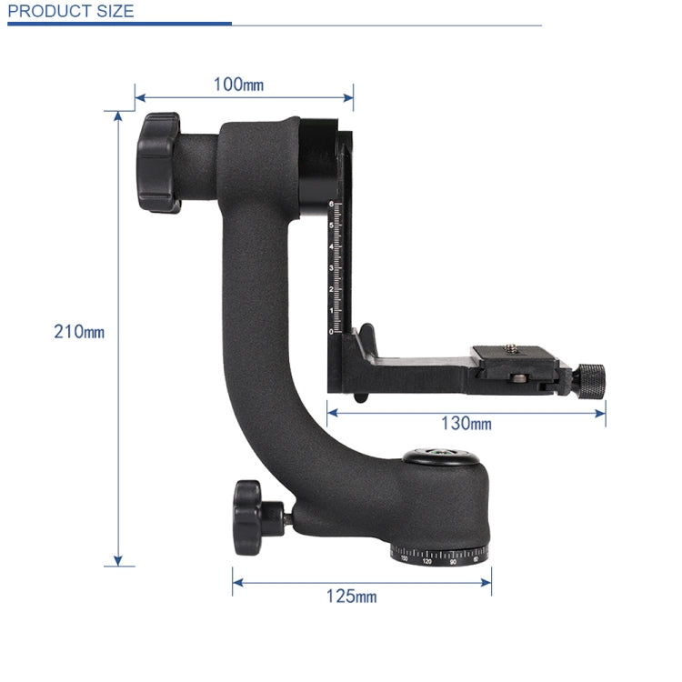 C022 Horizontal 360 Degree Gimbal Tripod Ball Head - Tripod Heads by PMC Jewellery | Online Shopping South Africa | PMC Jewellery