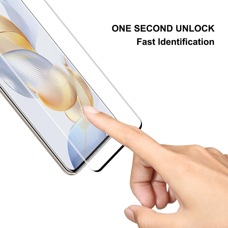 For Honor 90 2pcs ENKAY Hat-Prince Hot Bending Full Coverage Side Glue Tempered Glass Film - Honor Tempered Glass by ENKAY | Online Shopping South Africa | PMC TechLife | Buy Now Pay Later Mobicred