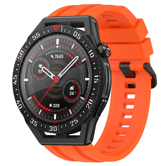 For Huawei Watch GT3 SE Long & Short Sports Solid Color Silicone Watch Band Set(Orange) - Watch Bands by PMC Jewellery | Online Shopping South Africa | PMC Jewellery