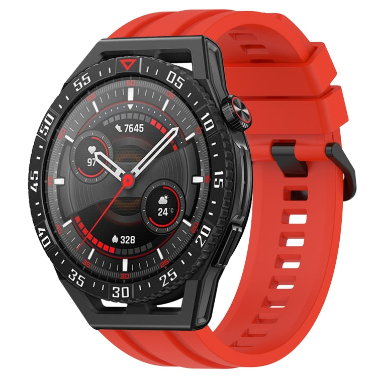 For Huawei Watch GT3 SE Long & Short Sports Solid Color Silicone Watch Band Set(Red) - Watch Bands by PMC Jewellery | Online Shopping South Africa | PMC Jewellery