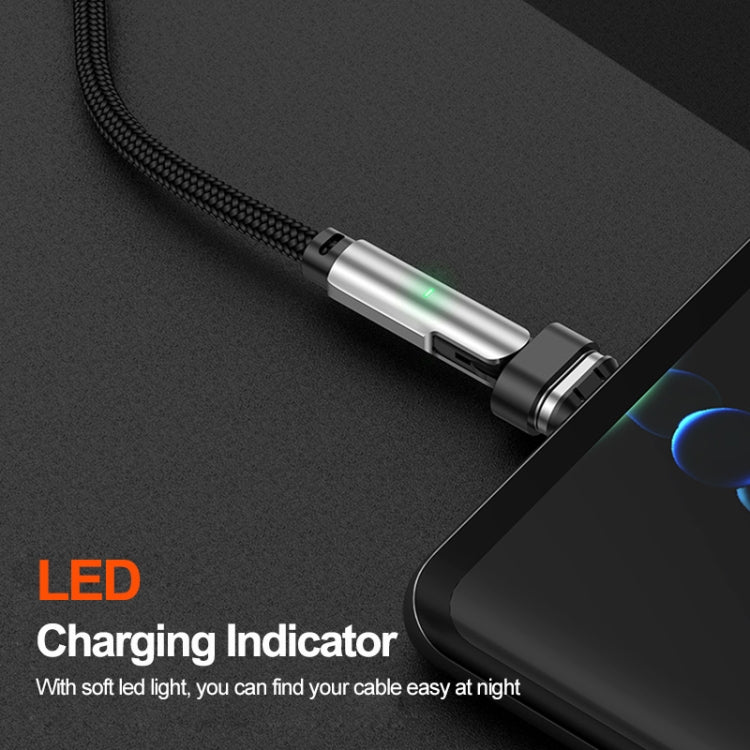 ENKAY 2 in 1 PD 100W / 27W 180 Degrees Rotation Magnetic Type-C / 8 Pin Fast Charging Data Cable with LED Light, Length:2m - Charging Cable & Head by ENKAY | Online Shopping South Africa | PMC Jewellery | Buy Now Pay Later Mobicred