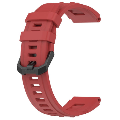 For Amazfit T-Rex Ultra Silicone Sports Watch Band(Red) - Watch Bands by PMC Jewellery | Online Shopping South Africa | PMC Jewellery