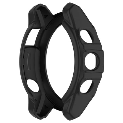 For Garmin Epix Pro 51mm / Fenix 7X / 7X Pro Armored TPU Half Wrapped Watch Protective Case(Black) - Watch Cases by PMC Jewellery | Online Shopping South Africa | PMC Jewellery | Buy Now Pay Later Mobicred