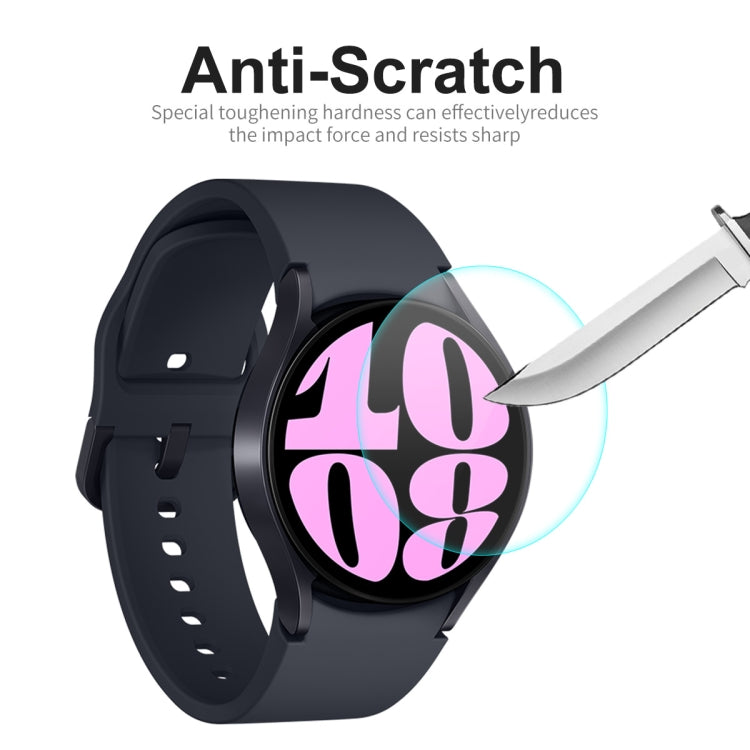 For Samsung Galaxy Watch6 40mm 5pcs ENKAY 0.2mm 9H Tempered Glass Screen Protector Watch Film - Screen Protector by ENKAY | Online Shopping South Africa | PMC Jewellery | Buy Now Pay Later Mobicred