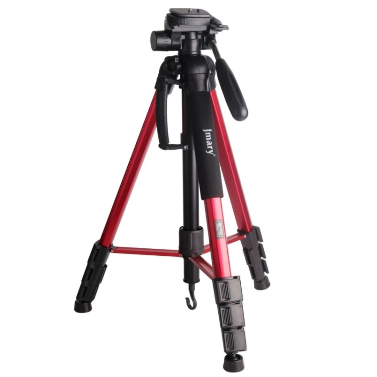 JMARY KP2264 Portable Detachable Tripod Mobile Phone SLR Camera Aluminium Alloy Stand(Red) - Tripods by Jmary | Online Shopping South Africa | PMC Jewellery