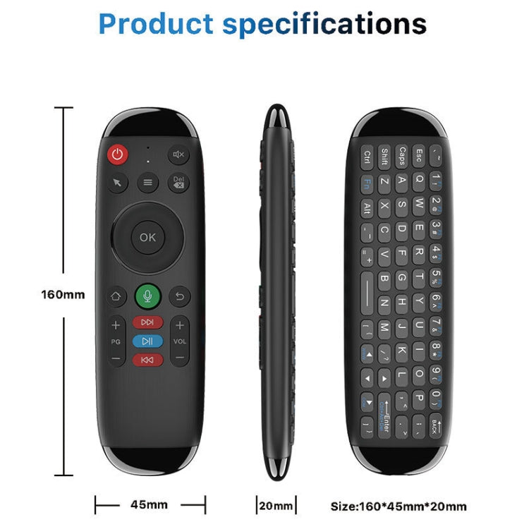 M6 For Home TV Box Smart TV 2.4G Wireless Smart Voice Function Remote Control Fly Mouse - TV by PMC Jewellery | Online Shopping South Africa | PMC Jewellery